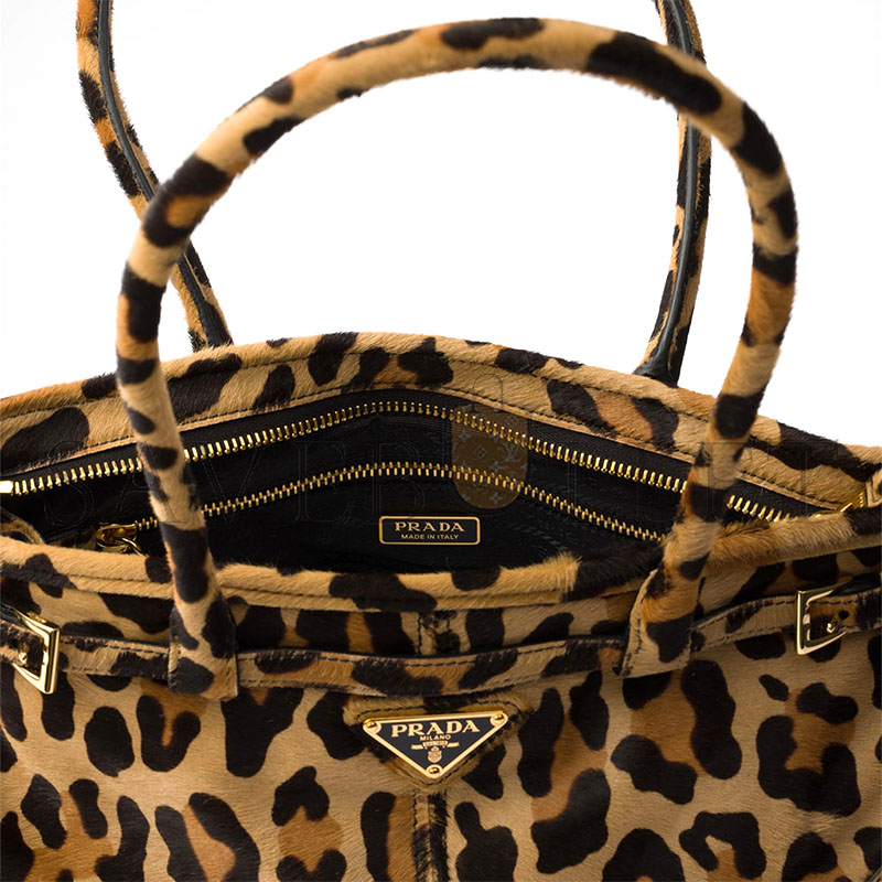 PRADA MEDIUM PRINTED LEATHER HANDBAG 1BA426 (32*15.5*12cm) PRADA MEDIUM PRINTED LEATHER HANDBAG 1BA426 (32*15.5*12cm)
